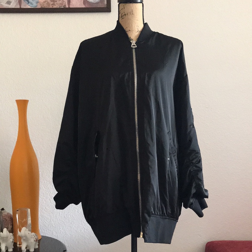 Pull& Bear Oversized Bomber Jacket - image 1